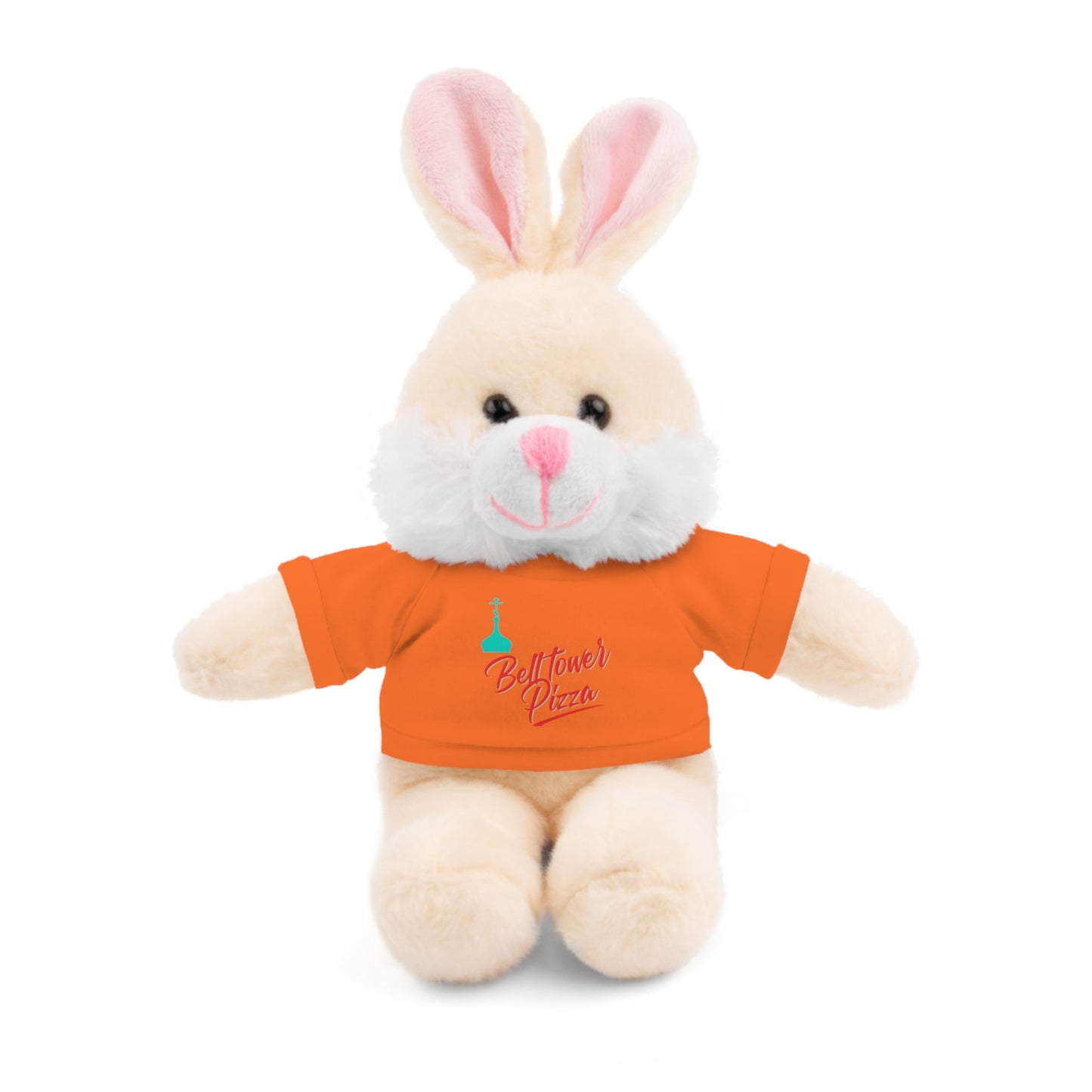 Bellflower Pizza Teddy Bear — Plush Toy with Branded Tee