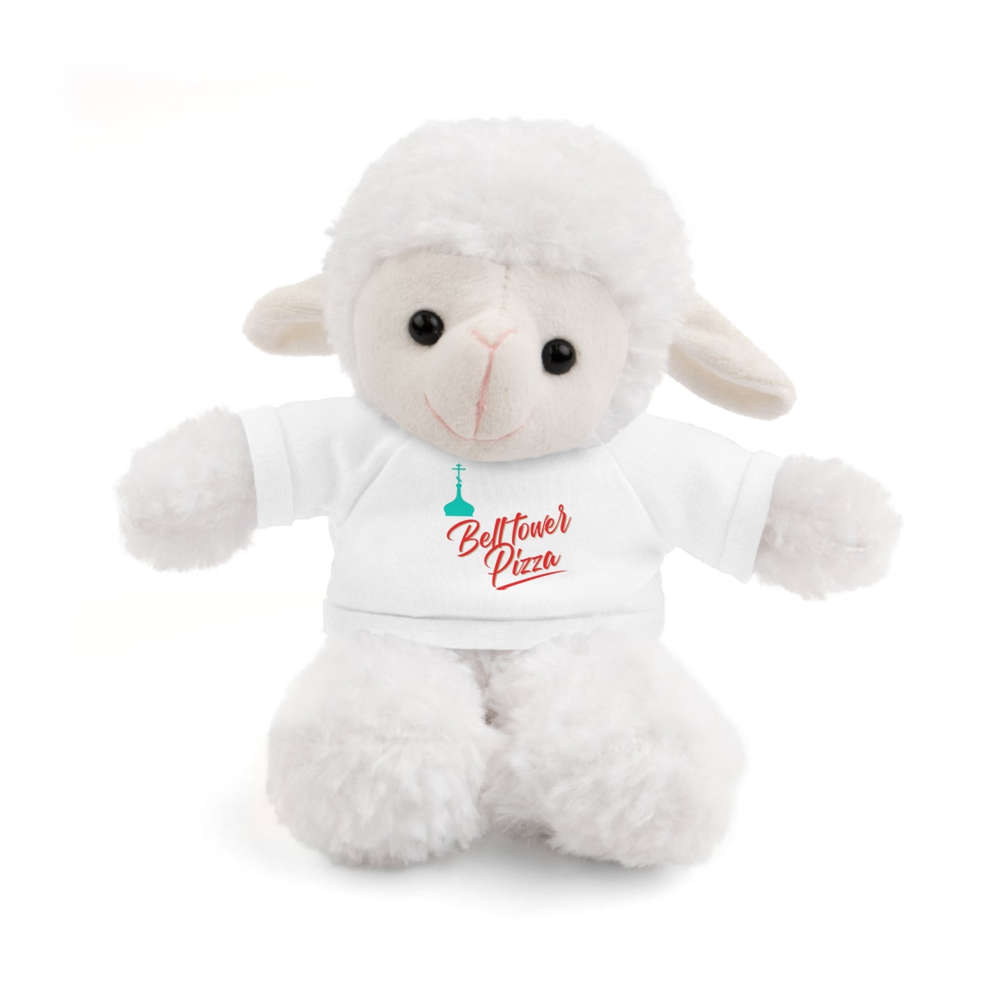 Bellflower Pizza Teddy Bear — Plush Toy with Branded Tee