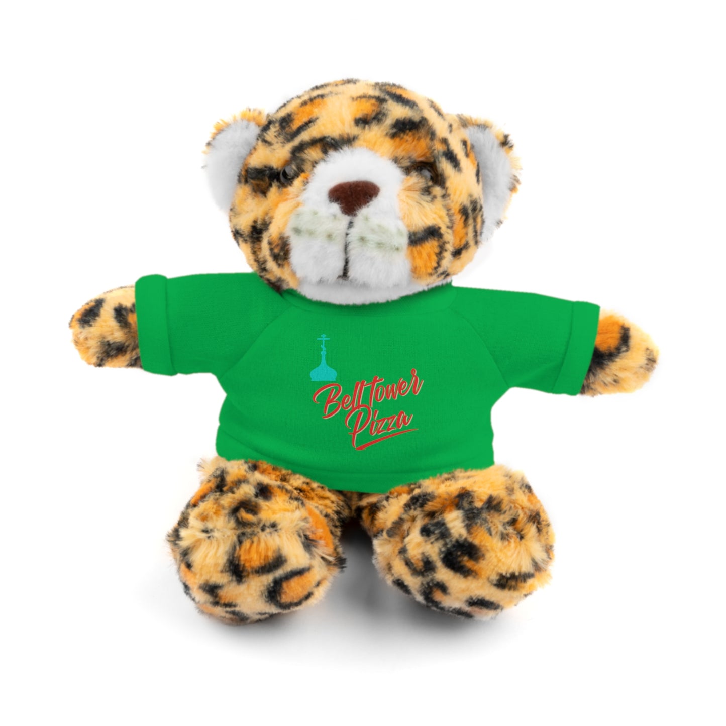 Bellflower Pizza Teddy Bear — Plush Toy with Branded Tee