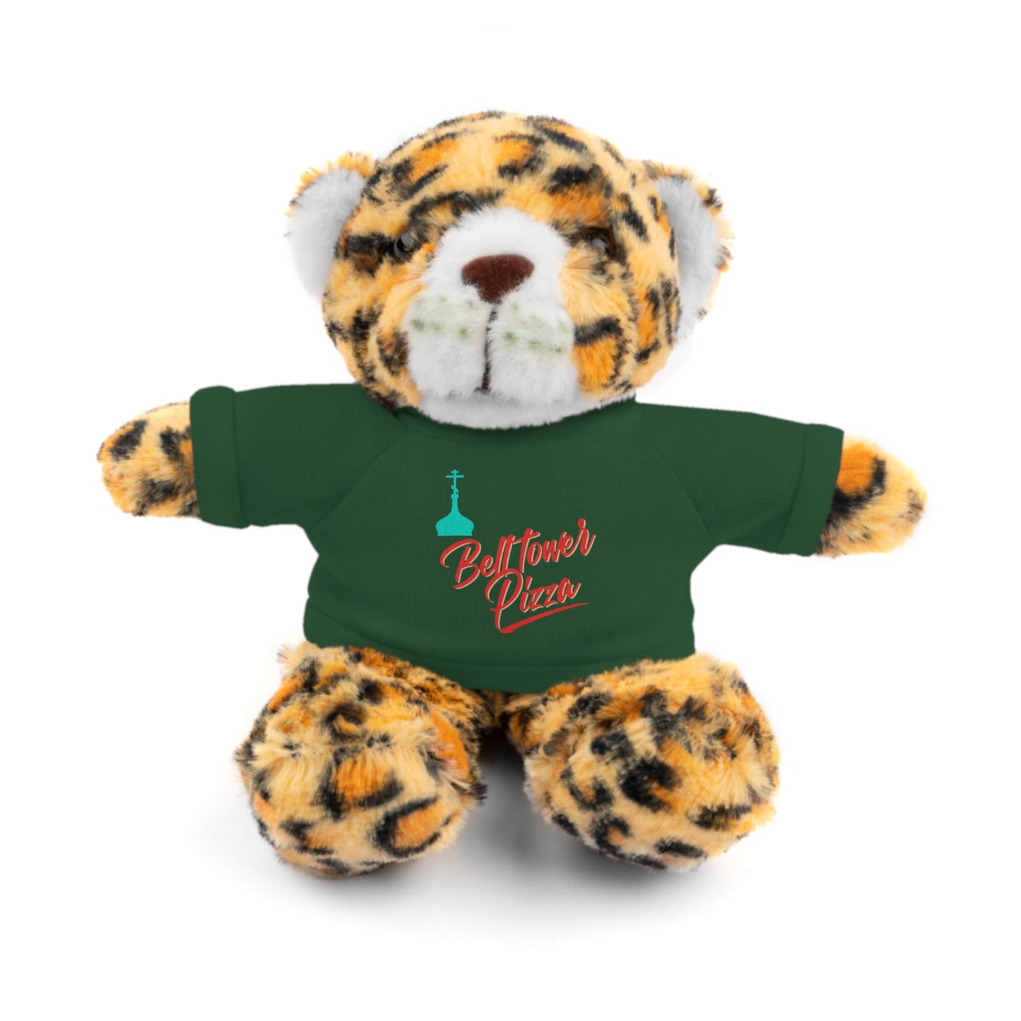 Bellflower Pizza Teddy Bear — Plush Toy with Branded Tee