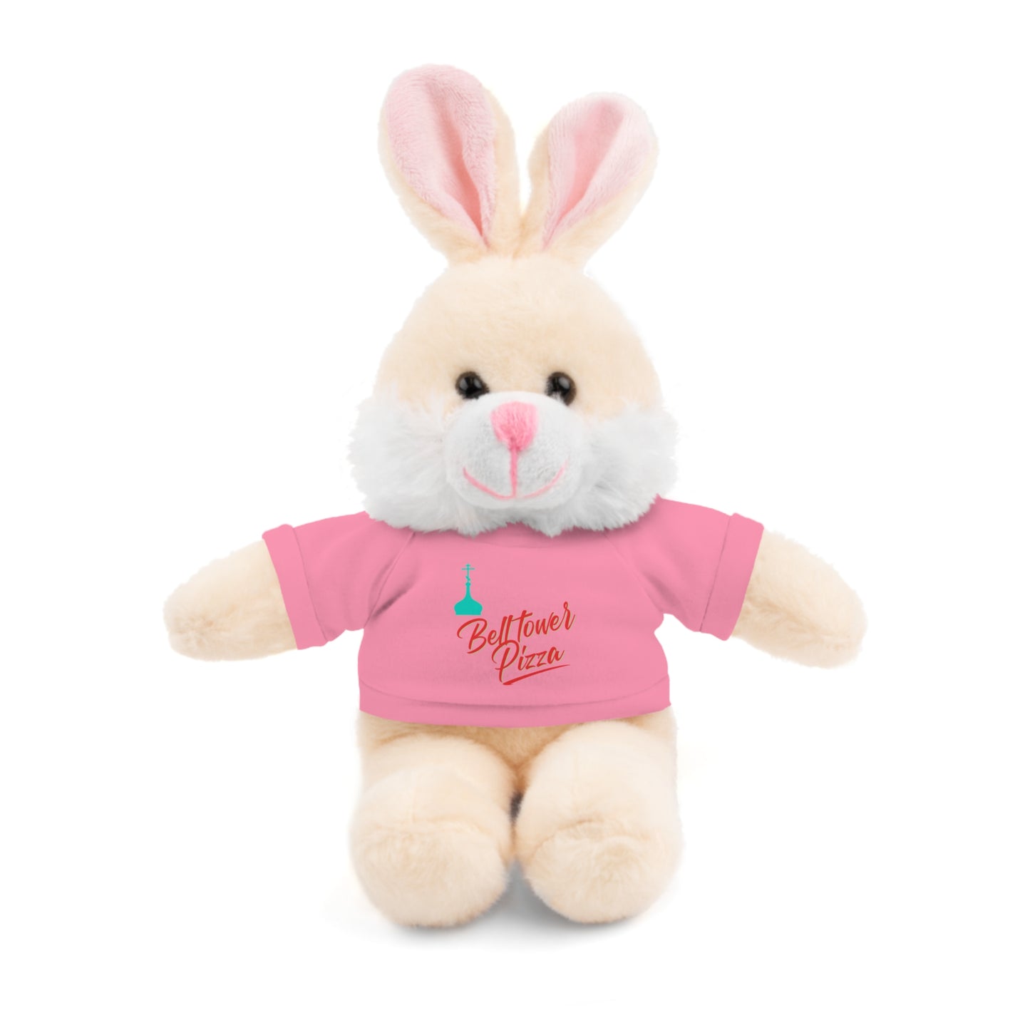 Bellflower Pizza Teddy Bear — Plush Toy with Branded Tee