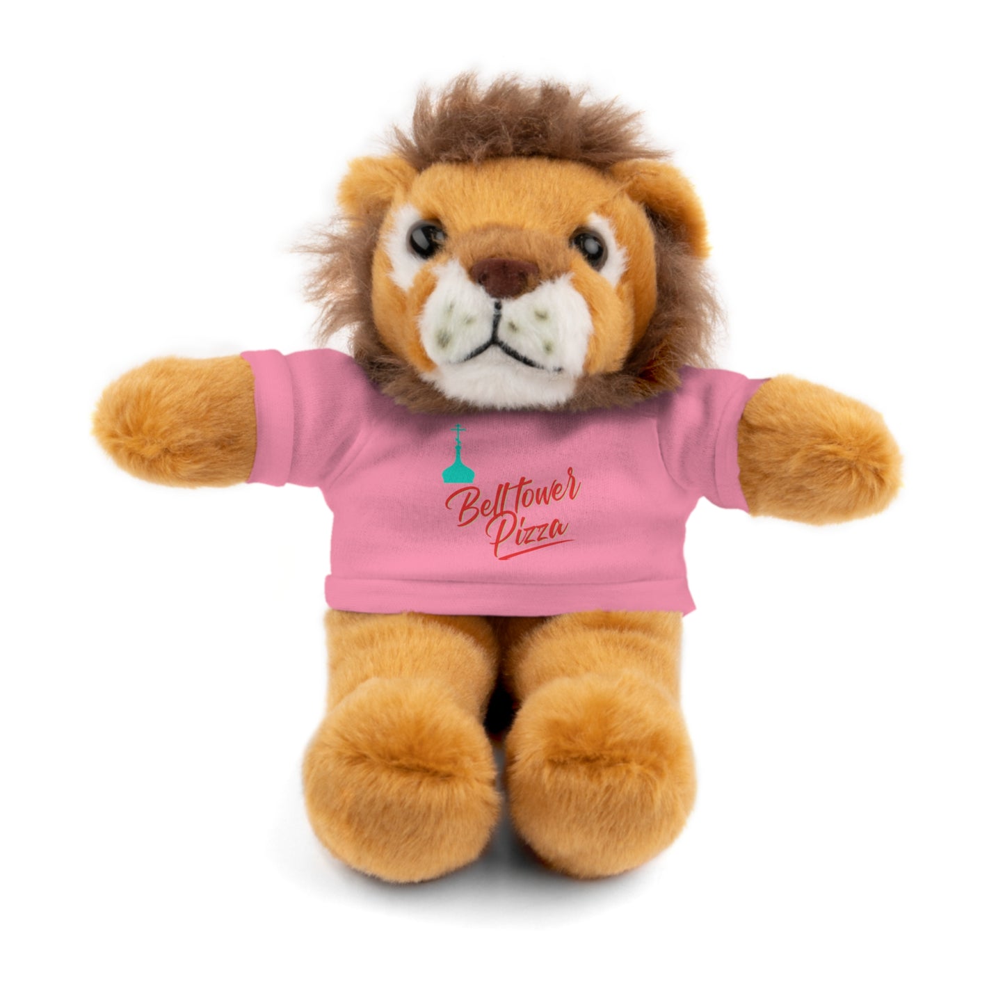 Bellflower Pizza Teddy Bear — Plush Toy with Branded Tee