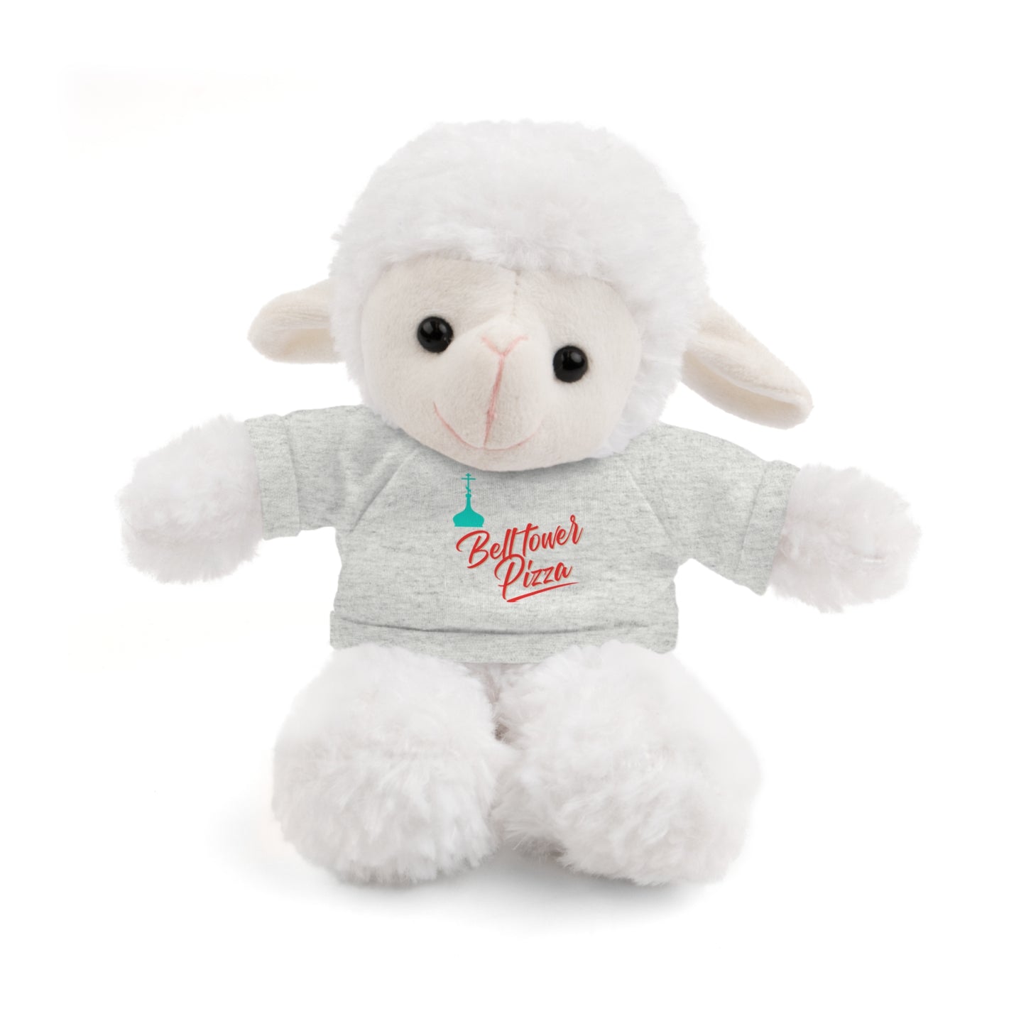 Bellflower Pizza Teddy Bear — Plush Toy with Branded Tee