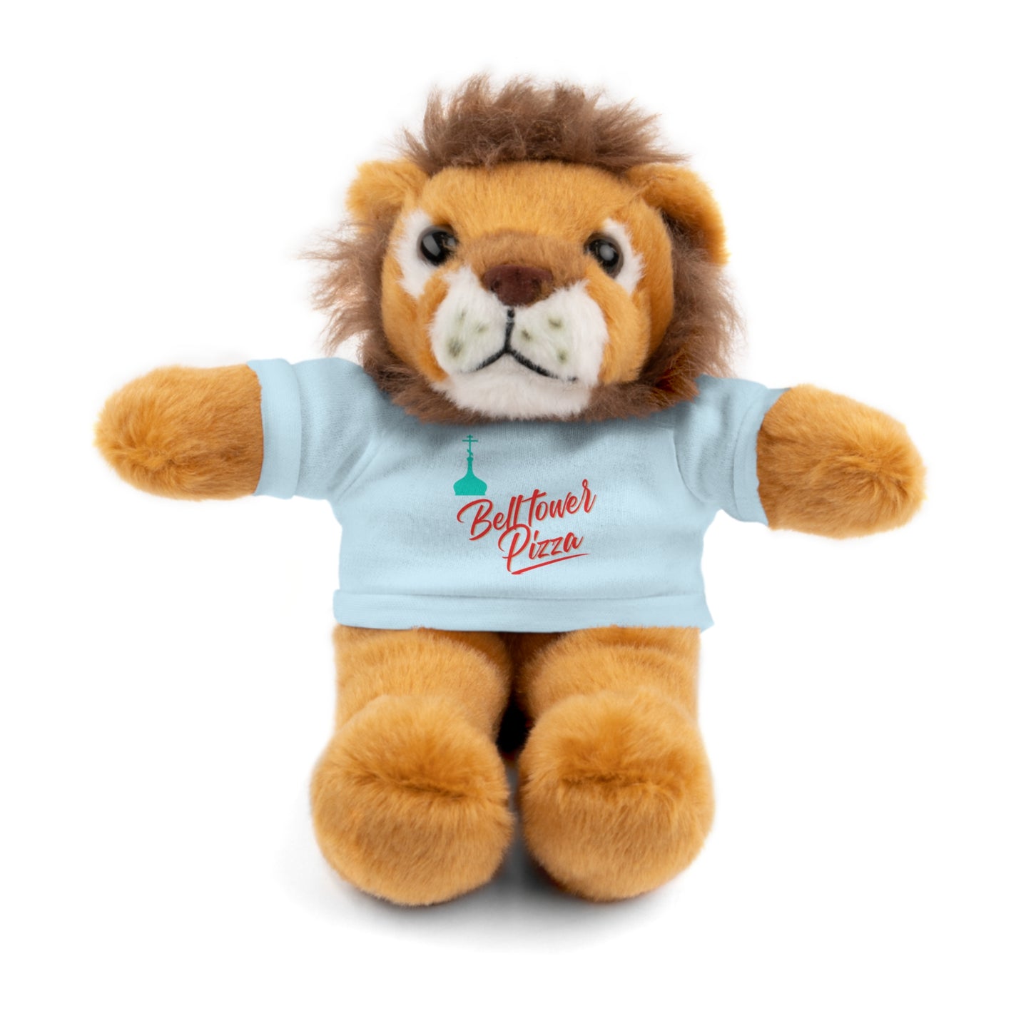 Bellflower Pizza Teddy Bear — Plush Toy with Branded Tee