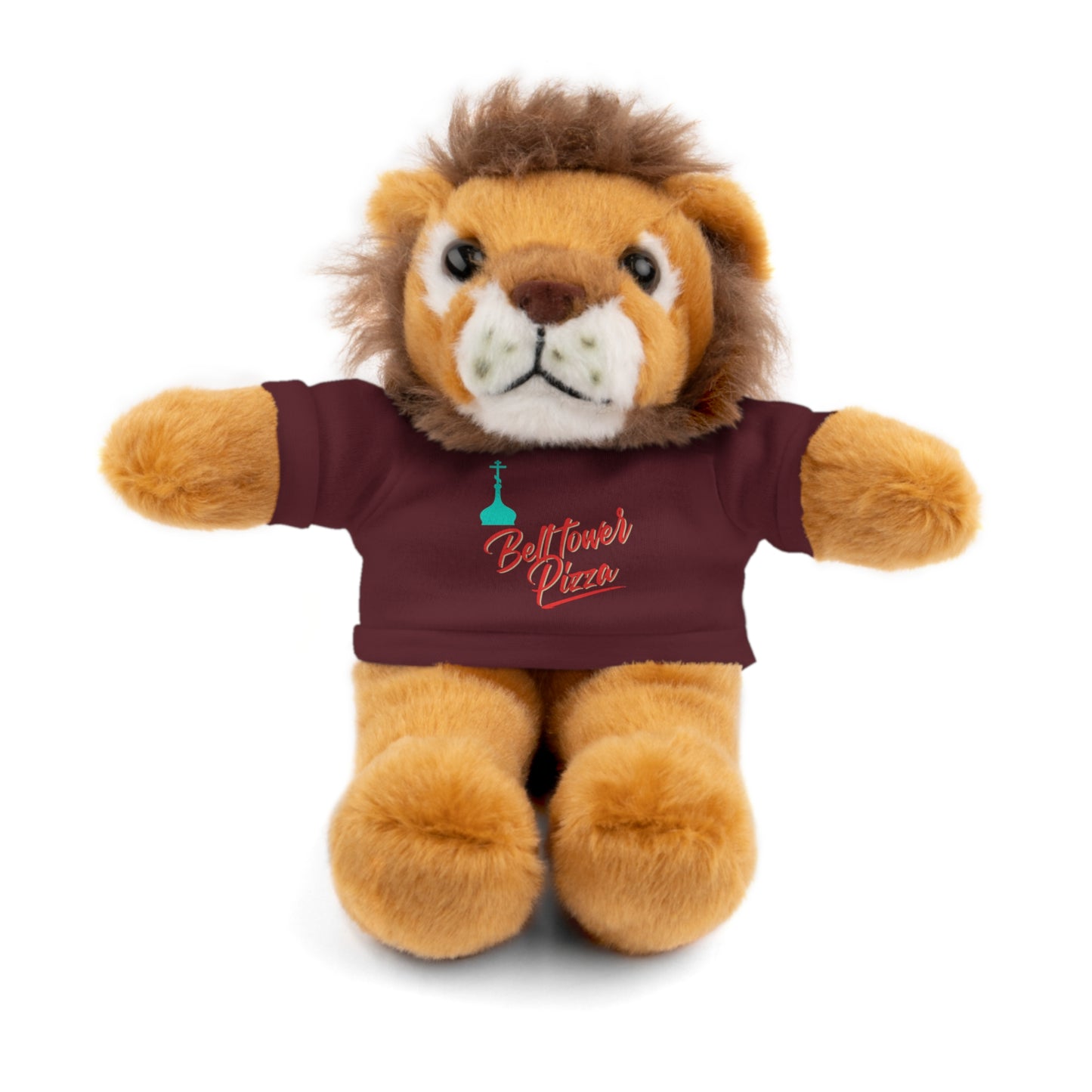 Bellflower Pizza Teddy Bear — Plush Toy with Branded Tee