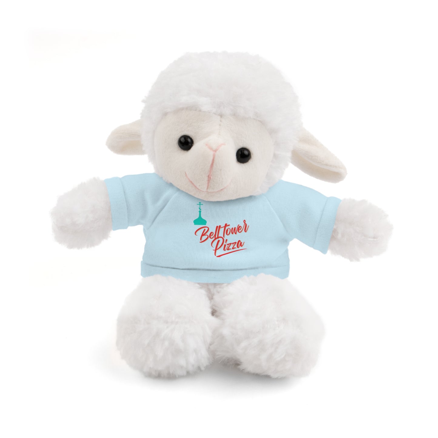 Bellflower Pizza Teddy Bear — Plush Toy with Branded Tee