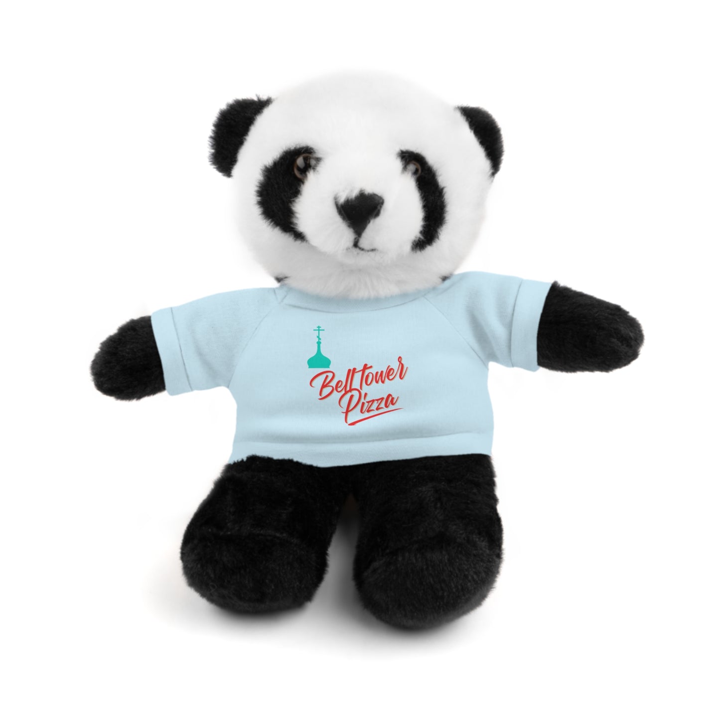 Bellflower Pizza Teddy Bear — Plush Toy with Branded Tee