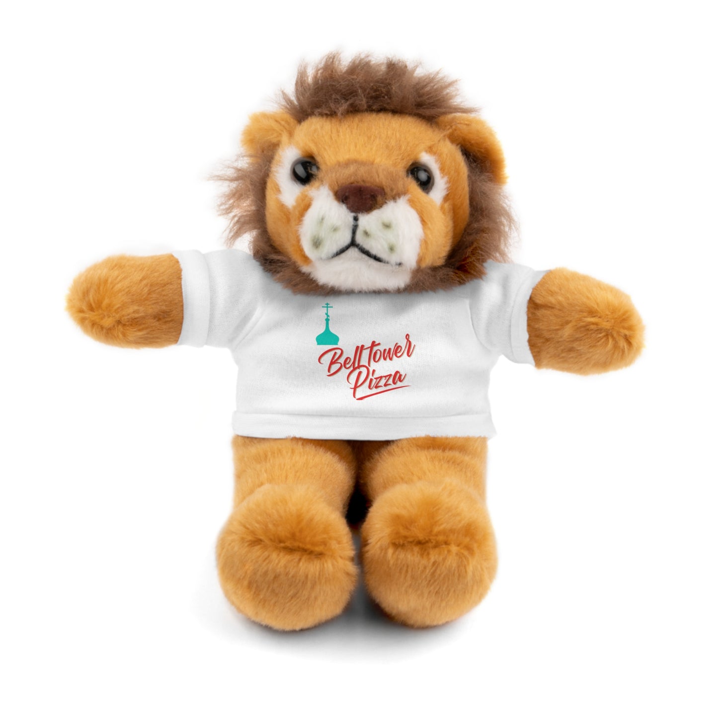 Bellflower Pizza Teddy Bear — Plush Toy with Branded Tee