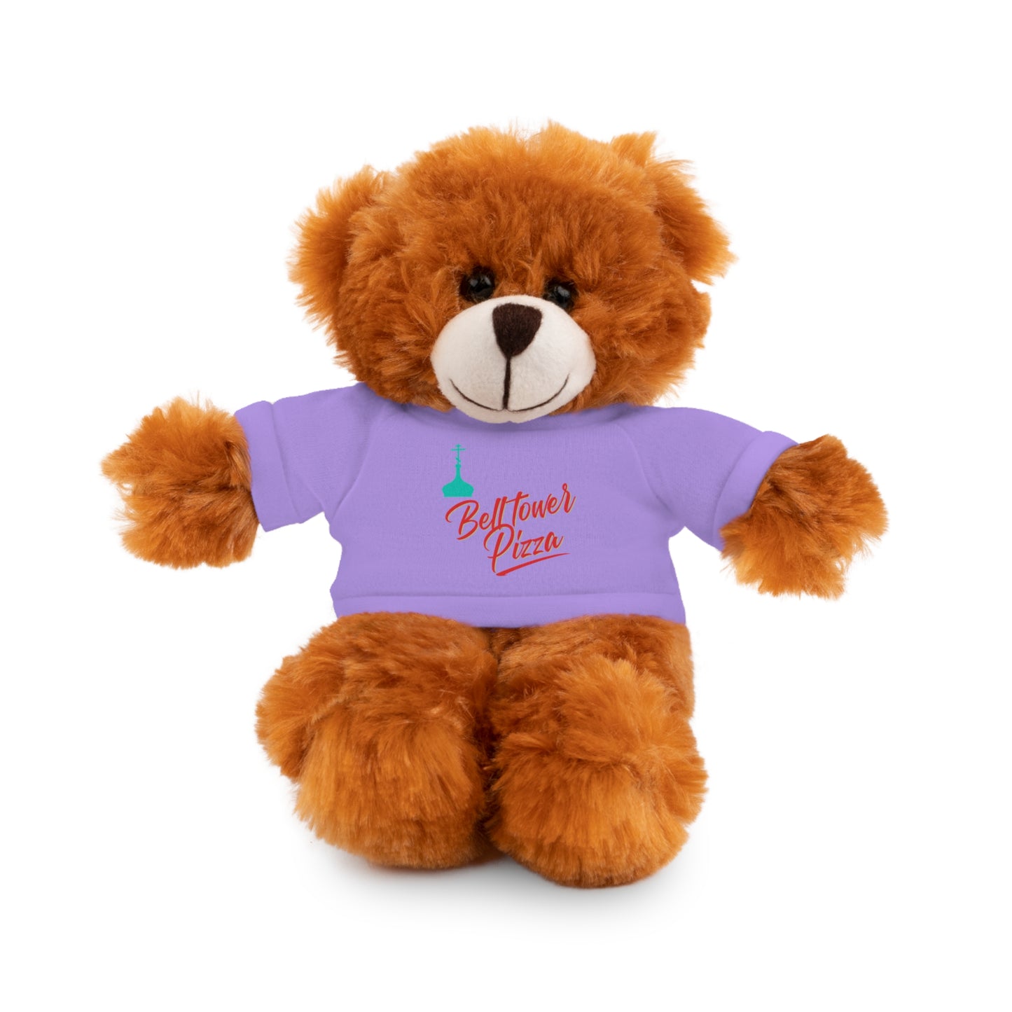 Bellflower Pizza Teddy Bear — Plush Toy with Branded Tee