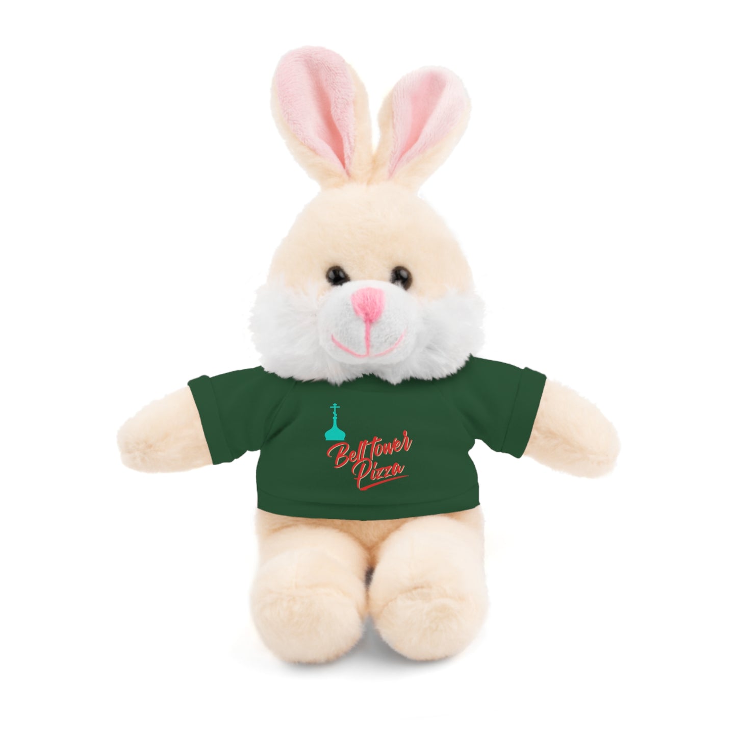 Bellflower Pizza Teddy Bear — Plush Toy with Branded Tee