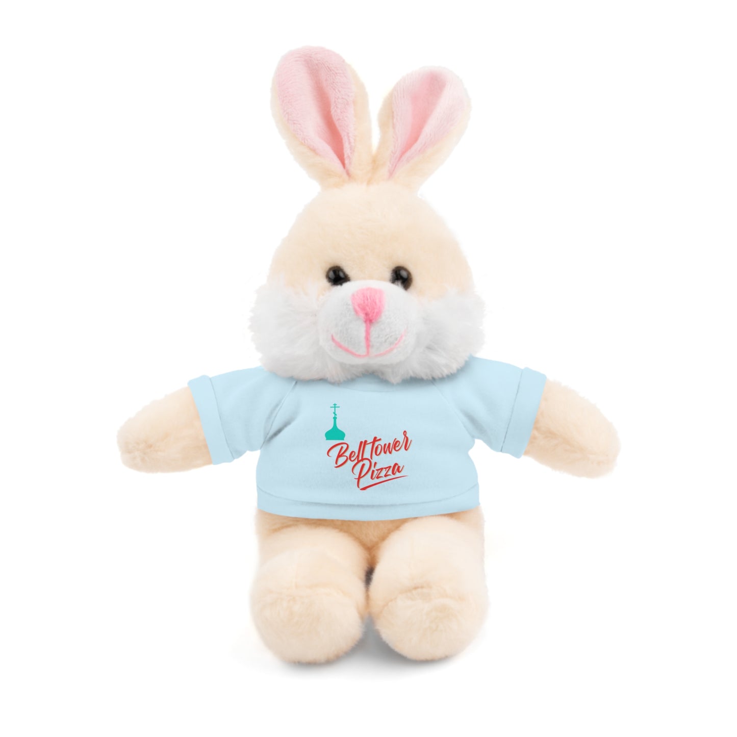 Bellflower Pizza Teddy Bear — Plush Toy with Branded Tee