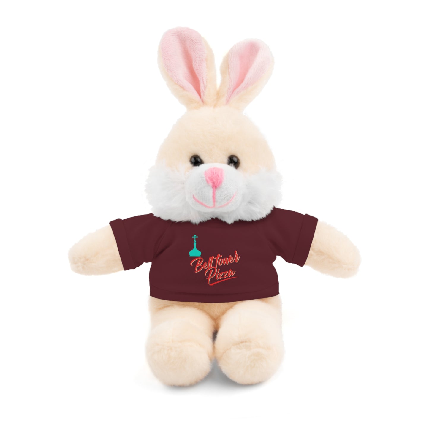Bellflower Pizza Teddy Bear — Plush Toy with Branded Tee