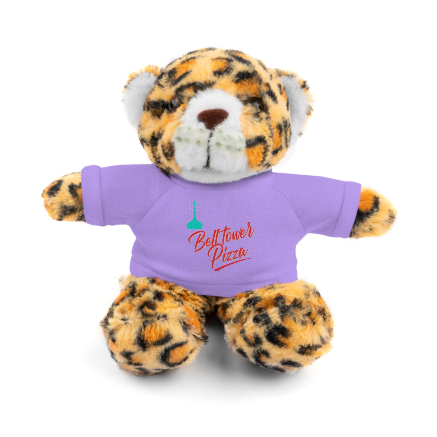 Bellflower Pizza Teddy Bear — Plush Toy with Branded Tee