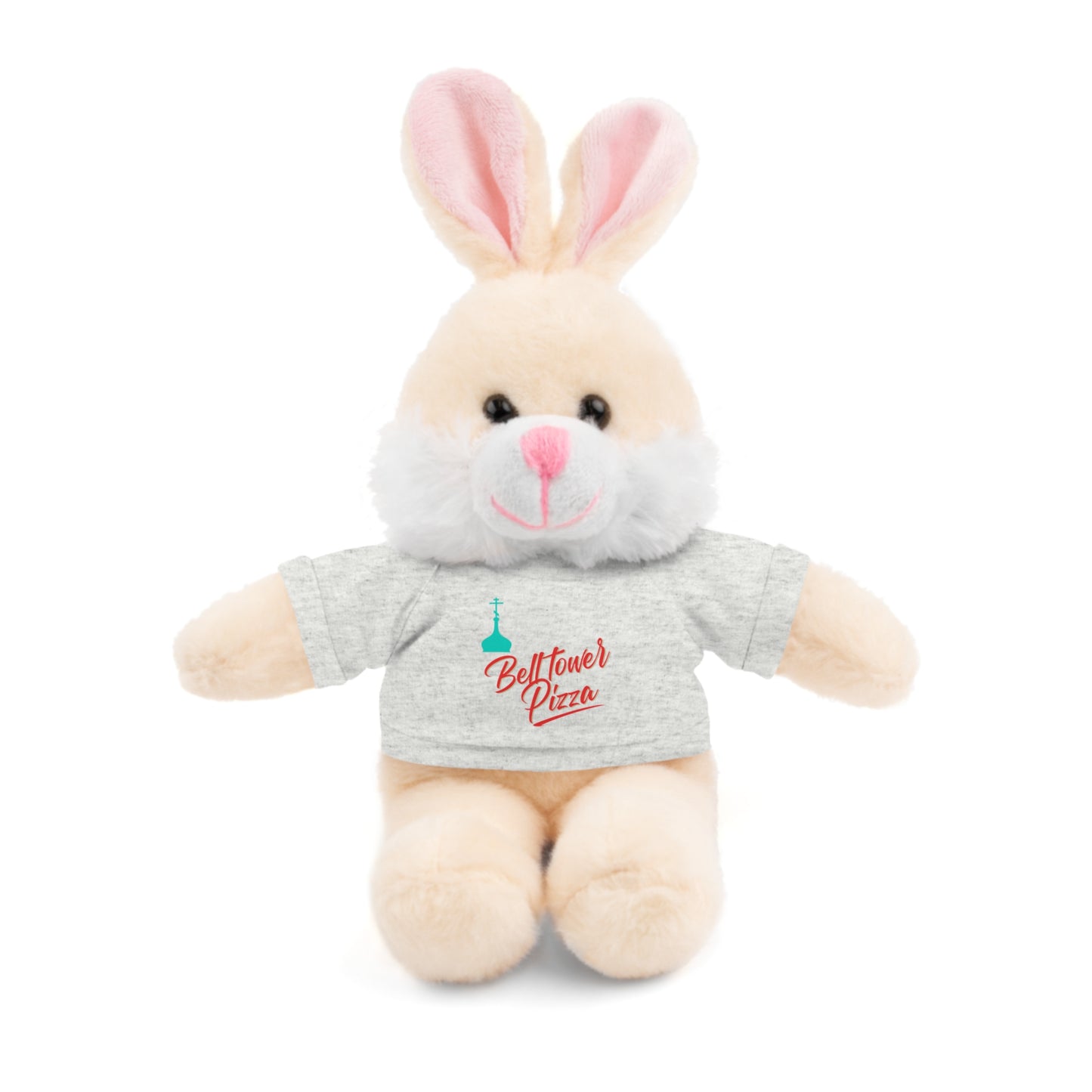Bellflower Pizza Teddy Bear — Plush Toy with Branded Tee