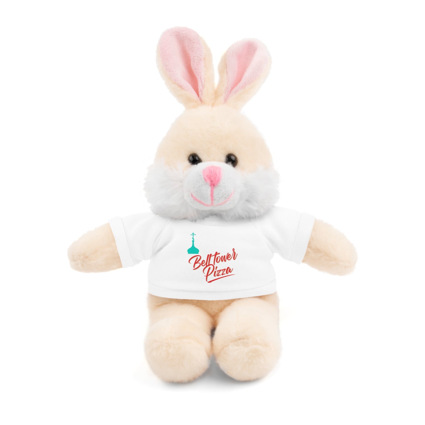 Bellflower Pizza Teddy Bear — Plush Toy with Branded Tee