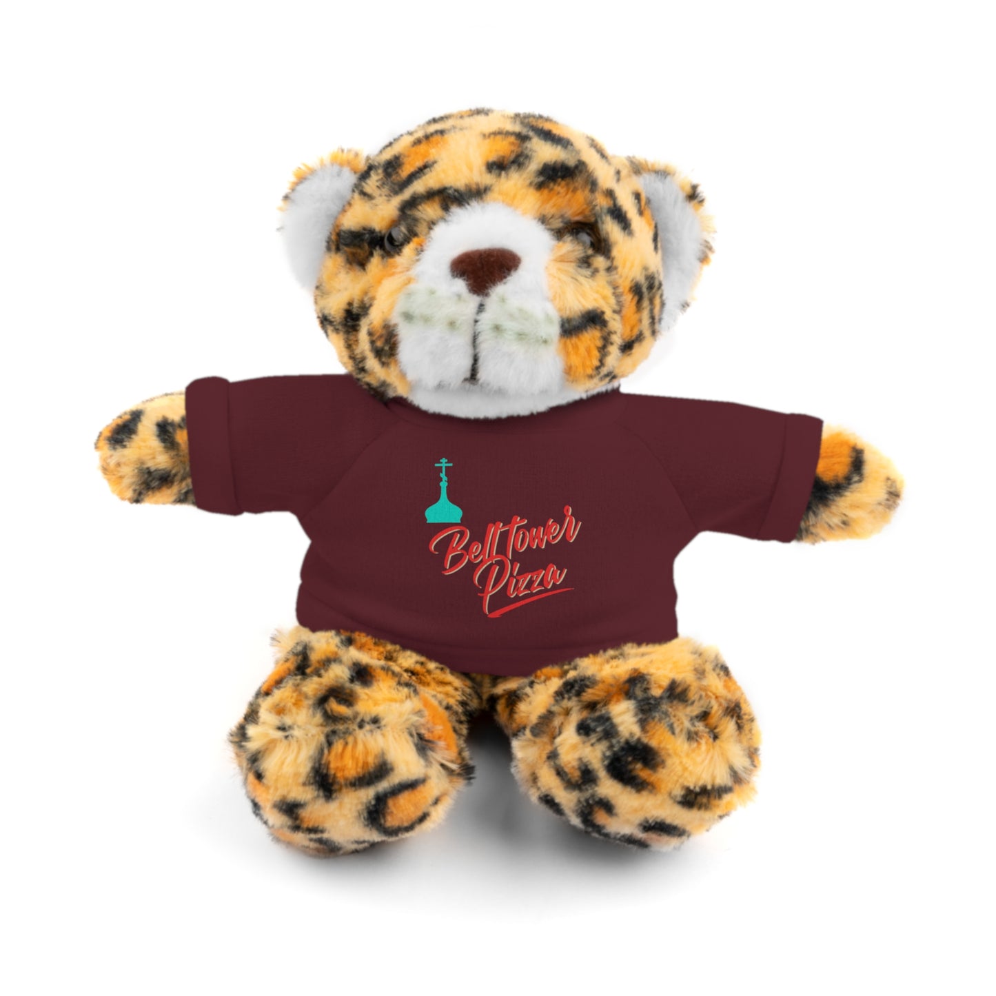 Bellflower Pizza Teddy Bear — Plush Toy with Branded Tee