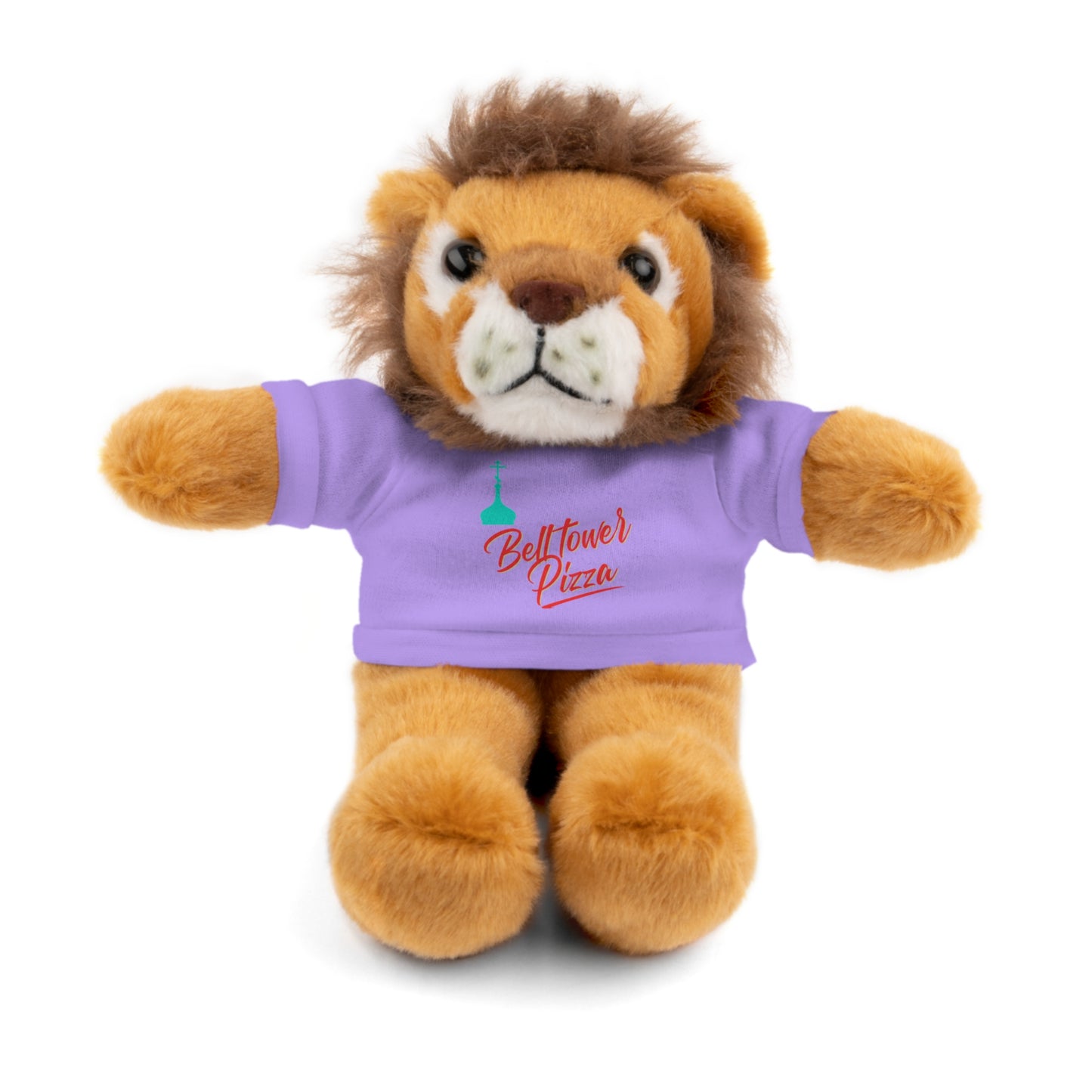 Bellflower Pizza Teddy Bear — Plush Toy with Branded Tee