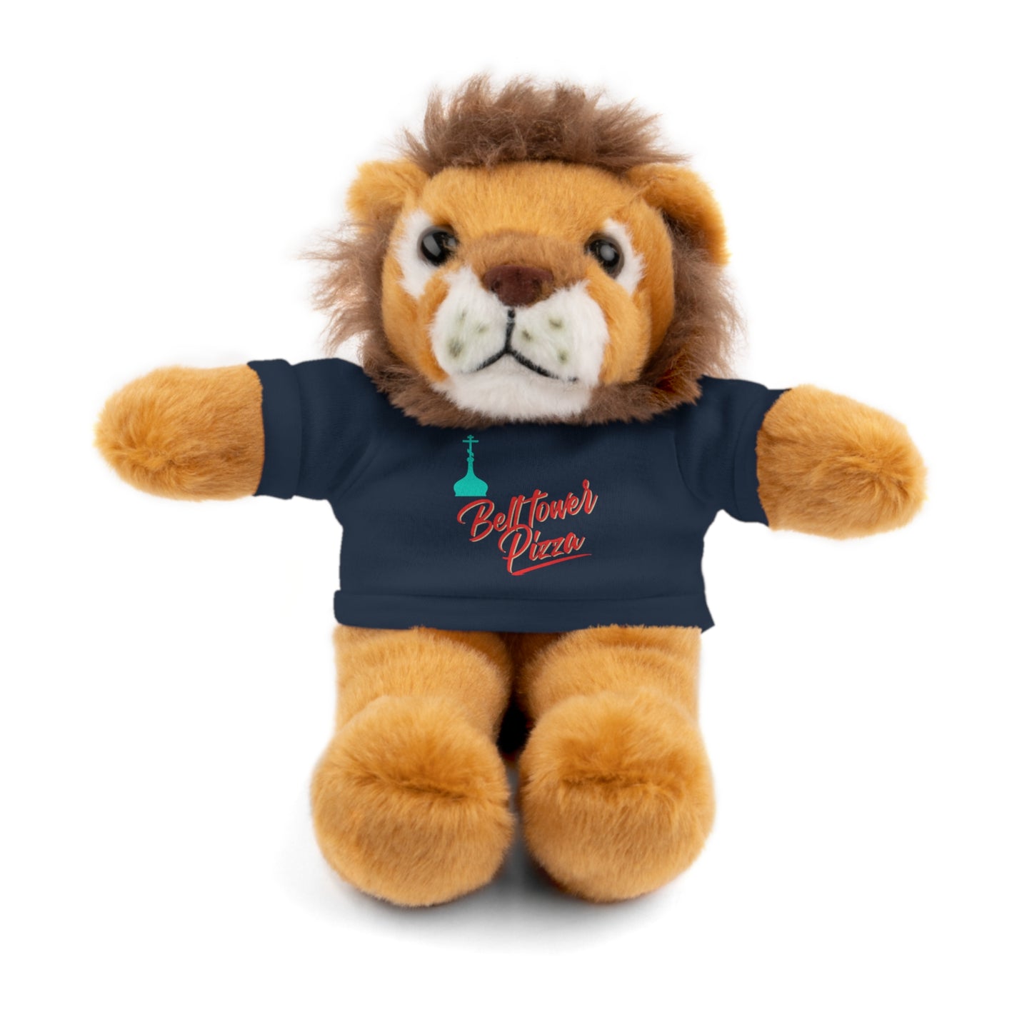 Bellflower Pizza Teddy Bear — Plush Toy with Branded Tee
