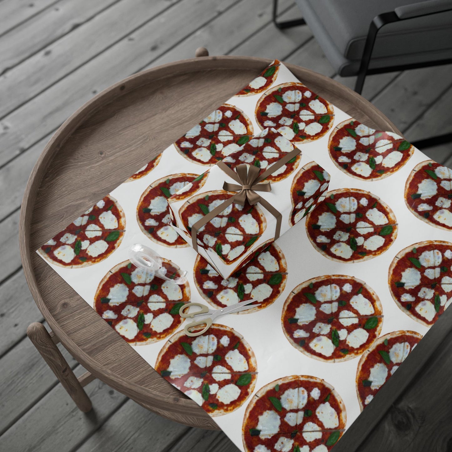Pizza Pattern Wrapping Paper — Fun Food Gift Wrap for Pizza Lovers