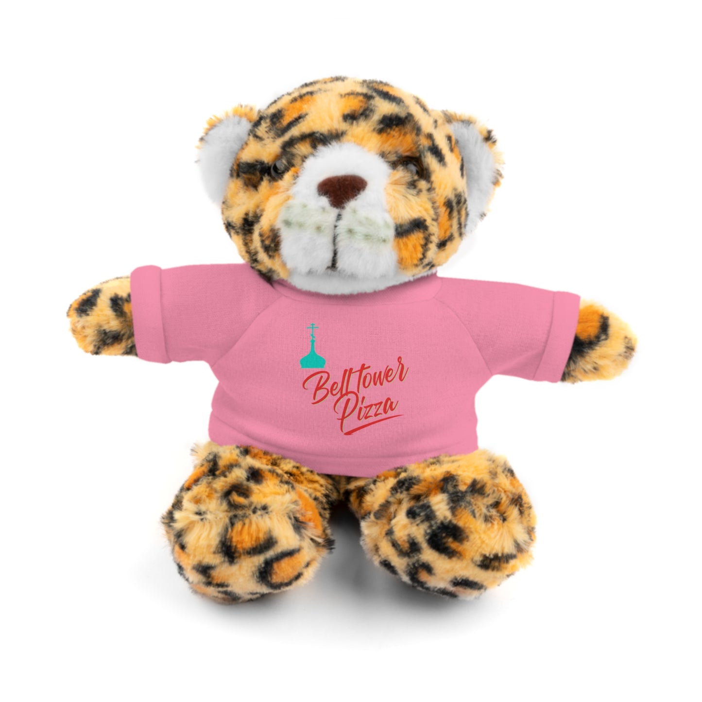 Bellflower Pizza Teddy Bear — Plush Toy with Branded Tee