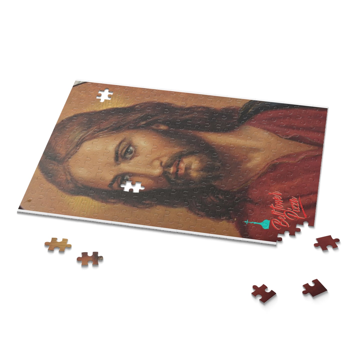 Jesus Portrait Puzzle — Religious Jigsaw for Prayer, Easter & Family Devotions
